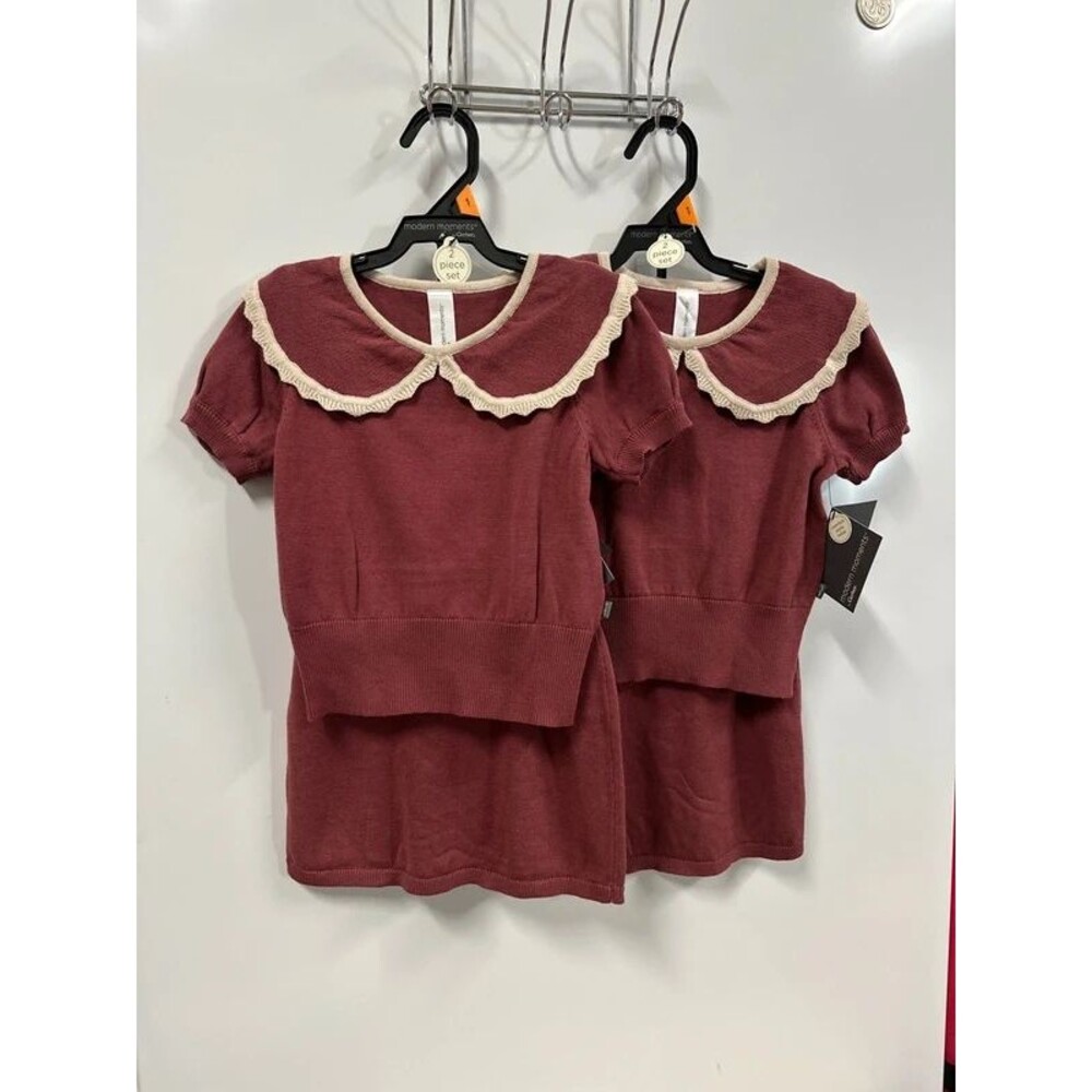 Modern Moments 4t Matching Twin Sweater/Skirt Outfits